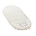The Little Green Sheep Natural Clair De Lune Moses Basket Mattress (74 cm x 28 cm)