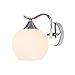 Produktbild OOFAY LIGHT Einzelner Kopf Wandleuchte Nordic Modern Nachttischlampe Korridor Gang Milch Weiß Glas Wandleuchte (Ohne Lichtquelle)