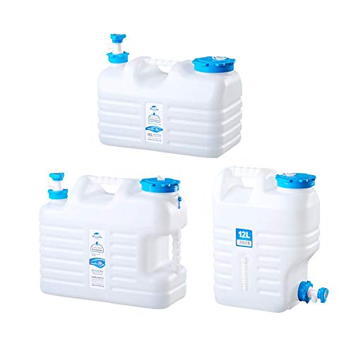 Preisvergleich Produktbild Futurepast Wasserbehälter, Multifunktional Wasserkanister mit Wasserhahn, Griffe, Faltbarer Wasserleitung, Wassertank mit Groß Kapazität für Wandern, Camping, Picknick, Travel, BBQ by
