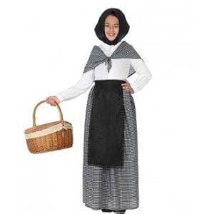 Atosa – Disfraz Vieja, Color Negro, 5 a 6 años (32137)