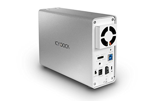 Icy Dock ICYRaid MB662U3-2S R1 – Externes RAID-Gehaeuse für 2x 3,5 Zoll (8,9cm) SATA HDDs – USB 3.0 mit UASP - 3