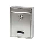 ★★ Buzón para la pared, buzón metálico de montaje en la pared con cerradura, buzón de acero, buzón de correo de la casa, buzón colgante vertical, buzón de correo de la casa, buzón de correo exterior, buzón de correo interior, buzón de correo, buzón de correo de la casa, buzón.