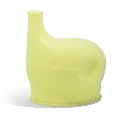 Shom Tapa de vaso universal de silicona - Amarillo crema