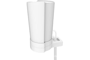 AOKICASE Para TP-Link Deco X90 / X95 / X96 / XE200 Home WiFi 6 System Soporte de pared simple y robusto para TP-Link Deco X90 / X95 / X96 / XE200 soporte con gestión de cables (blanco, 1PSC)