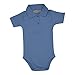 Link Kidswear Unisex Baby Rom30-8692 Polo Short Sleeve Romper, Baby Blue, 12-18 Months (Manufacturer Size:86-92)