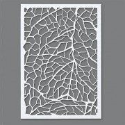 EFCO Schablone, Blätter-Design, Kunststoff, A5, Transparent