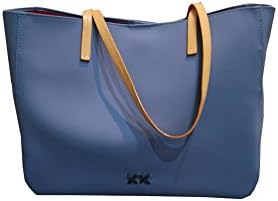 Borsa Donna Shopping "Francine" Gommosa Filo Blu | Cross Concept File Rouge | FR01SPALM5011/2316-Steel Blu