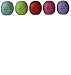 Organic Smooth Sphere Lip Balm - Summer Fruit, Sweet Mint, Strawberry Sorbet, Passion Fruit, Honeysuckle Honeydew/Blueberry Acai (5 Pack) (Combination May Vary)
