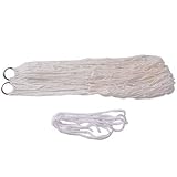  FidgetGear Outdoor Mesh Netz Nylon Reise Camping Comt Hängematte Hängematte Schlafbett weiß