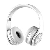 [Micrófono incorporado y llamada de manos libres]: puede contestar o colgar sus llamadas más libremente a través de los botones en los auriculares (distancia de conexión Bluetooth de 33 pies). PERO Tenga en cuenta que el micrófono incorporado solo funciona en el modo Bluetooth