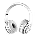Produktbild Alitoo Kabellose Bluetooth Kopfhörer mit Mikrofon, Rauschunterdrückung Faltbare Headset über Ohr, Portable Kompatibel mit Smartphones, Tablets, PC, iPads, Laptops (White)