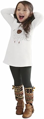 Children Long Sleeve Dress,Dorame Infant Kid Girls Embroidery Flower Bowknot Warm Dress Outfit Clothes (2-3years, Beige)