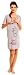 Zeta Ville - Women's Maternity Cotton Cartoon Print Nursing Nightdress - 366c (Neon Pink, UK 10)