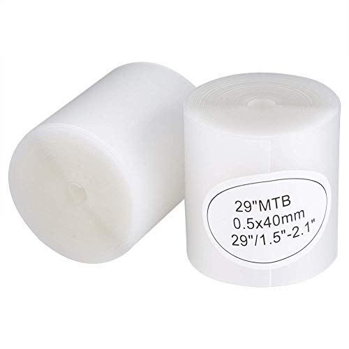 Preisvergleich Produktbild MNEFEL 2 Stück Fahrradreifeneinlage für Mountainbikes, Fahrradreifen, Innenschlauchschutz, Pannenkissen, Gürtel, weiß, 29''