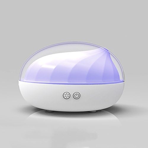 YIXIN Air Humidifier ABS+ PP Material 300ML Capacity Aromatherapy Diffuser / Essential Oil Diffuser ( Transparent Shell,Smart Chip, Glass Glaze Copper Atomized Sheet,Ultrasonic Atomization, three base color night light) Health And Energy Saving - White