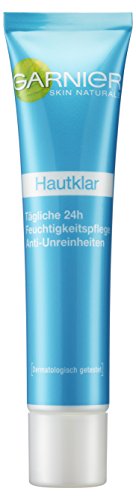 Garnier Hautklar 24h Feuchtigkeitspflege Gesicht Anti-Unreinheiten / Gesichtscreme für fettige + zu Unreinheiten neigende Haut, 3er Pack – 3 x 40 ml - 2