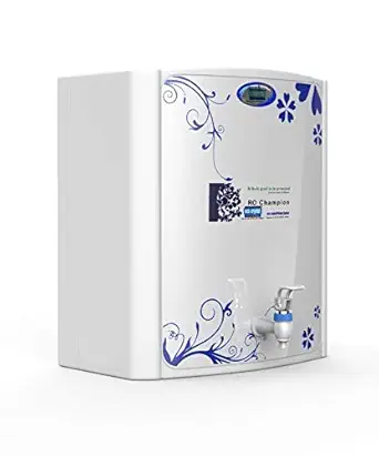 ECO CRYSTAL RO Champion Water Purifier with RO + UF + UV + Essential Minerals with STAINELSS Steel Storage Tank and ABS Plastic Body by GKLINKS