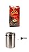 Produktbild Xavax Kaffeedose, für 1kg Kaffeebohnen, Behälter für Kaffee, Tee, Kakao, mit Aromaverschluss, Edelstahldose, luftdicht, 1000g, Silber +Eduscho Gala Espresso Ganze Bohne