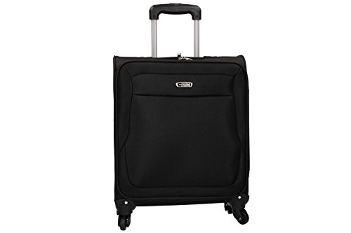 Preisvergleich Produktbild ROCKLANDS Handgepäck im Stoff schwarz koffer trolley 55x40x20 cm VS329