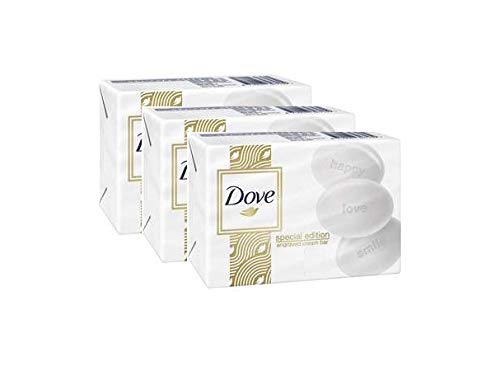 Dove New Engraved White Bar 100 g (Pack of 3) price