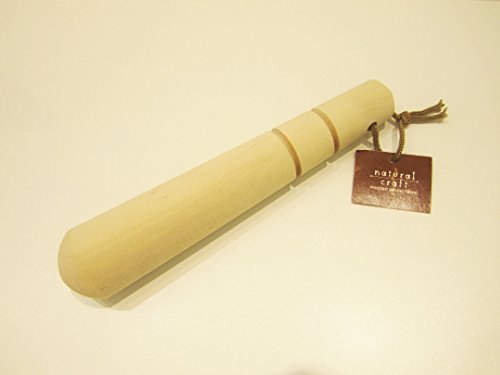 Holzstößel Surikogi für japanische Keramikmörser Suribachi aus Japan, groß (23.5 cm x 3 cm)