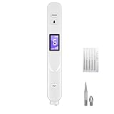 FUERZA AJUSTABLE: niveles de fuerza ajustables de 6 niveles para diferentes tolerancias de piel y diferentes pigmentaciones en la piel. Pantalla LCD inteligente, luz LED en la parte inferior.