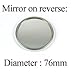 Vintage Alice In Wonderland Inspired Large Pocket Mirror (76mm): The Herald Rabbit