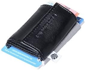 Space Wallet PUSH Money Clip Minimalist Wallet Perfect as a Front Pocket Wallet -  Grey - 