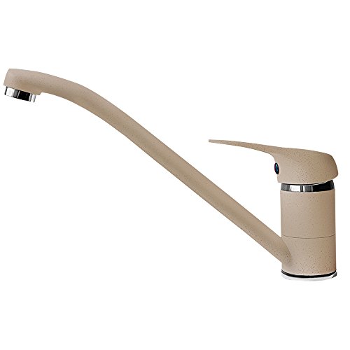 Einhandmischer Sandbeige Granit Küchenarmatur Spültischarmatur Küchen Wasserhahn von DEANTE Modell "VIOLA"