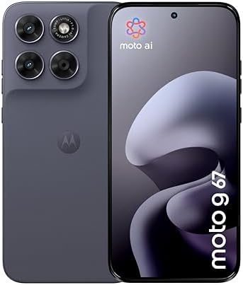 Motorola moto g67 (8/256GB, Fotocamera 50MP+8MP+flicker sensor, Display 6.78" Extreme AMOLED 120Hz, 5100mAh, MediaTek Dimensity 6300, Android 16), PANTONE Artic Seal