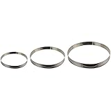 Lily Cook KP5324 Molde circular para tartas, inoxidable, 8 x 10 x 12 cm