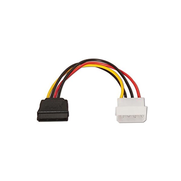 NanoCable 10.19.0205-OEM - Cable SATA alimentación a MOLEX, 4pin/M-SATA/H, macho-hembra, 16cm - Image 4
