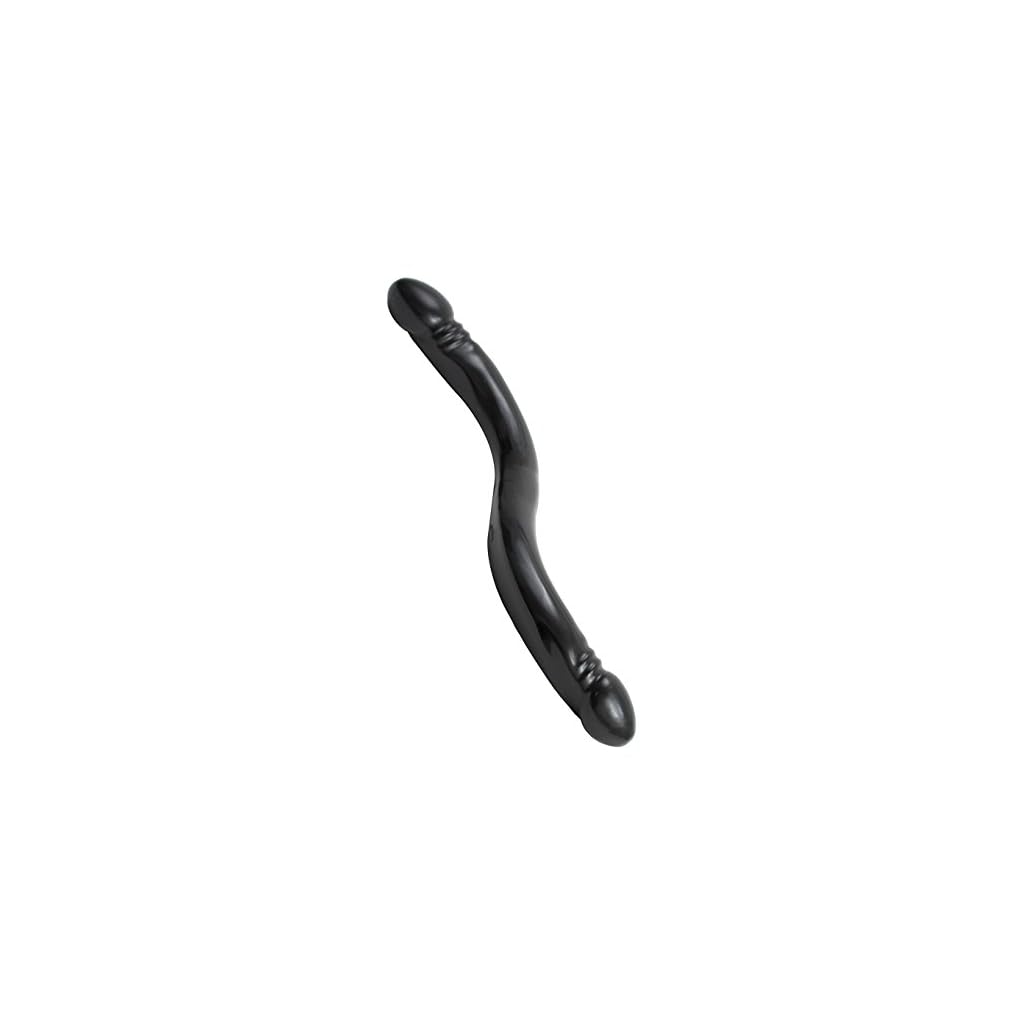 Doc Johnson-Smooth Double Header Dong-Doppel Dildo-circa 45 cm-schwarz