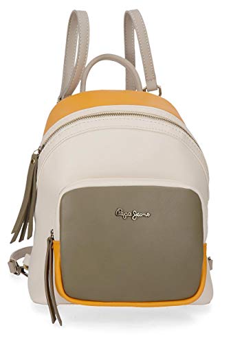 Preisvergleich Produktbild Pepe Jeans Mona Casual Rucksack, 28 cm, grün (Mehrfarbig) - 7552161