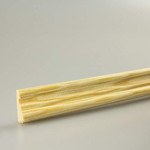 Preisvergleich Produktbild Profilleiste Zierleiste Abschlussleiste Bastelleiste aus geschliffenem Kiefer-Massivholz 1500 x 26 x 11 mm