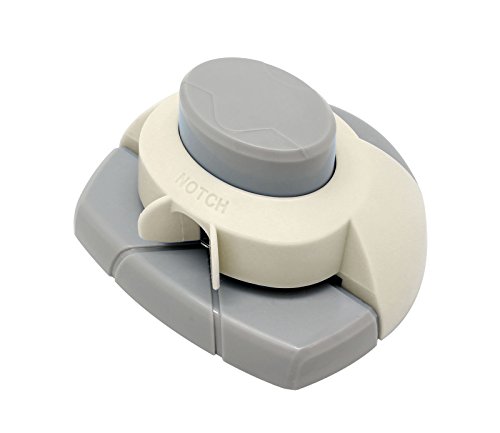 Vaessen Creative 2137-031 Falzbrett Karten und Briefumschläge Maker Set mit Stanzer, Metal, Plastic, Grey, 21.5 x 16.2 x 5 cm - 2