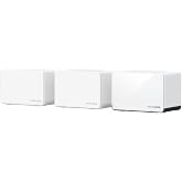 Mercusys Halo H85X(3-Pack)-System WiFi 6 Mesh, AX3000, Dual Band, 650 m&sup2; | Whole House Coverage up to 650 m&sup2;. Unified Network