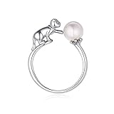 💕 Anillo con embalaje de 1 paño abrillantador anti-deslustre de plata, 1 bolsillo negro de terciopelo, y 1 cajita azul de almacenamiento, listo para ti misma, amigas, amadas y familias.