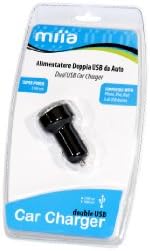 Miia AA-CUSB-2 Black Car Charger