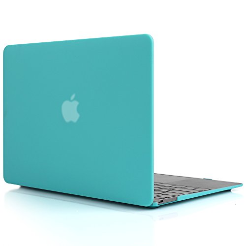 iDOO MacBook Schutzhülle / Hard Case Cover Laptop Hülle [Für MacBook 12 Zoll Retina: A1534] - matt, Hellblau