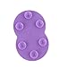 Lalang Silicone Makeup Brush Cleaning Mat Brush Scrubber Board Cosmetic Clean Tool (purple)