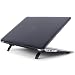 Produktbild MacBook 12 Retina H¨¹lle - Ultra Slim Hochwertige Hartschale Tasche Schutzh¨¹lle Snap Case mit faltbarem Kickstand f¨¹r MacBook 12 Zoll mit Retina Display A1534 (Neueste Version 2017/2016/2015), Schwarz