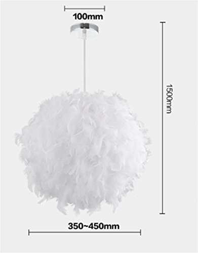 GBT Kreative Dekorative E27 Led Feder Kristall Metall Tisch Lampe Für Wohnzimmer Hochzeit Zimmer Schlafzimmer Nachttisch, Weiß ( Weiß ) - 4