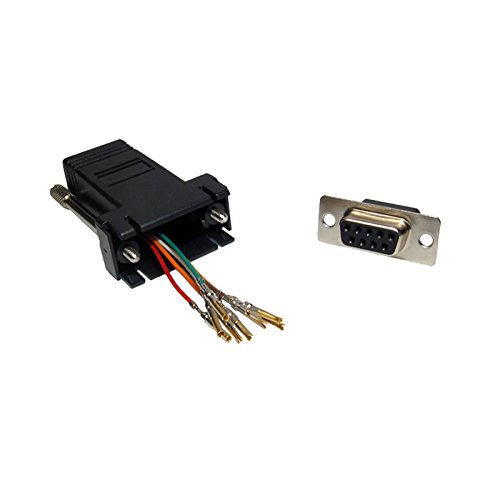 RJ45 Weiblich Buchse Zum 9 Polig Seriell DB9 Buchse Adapter