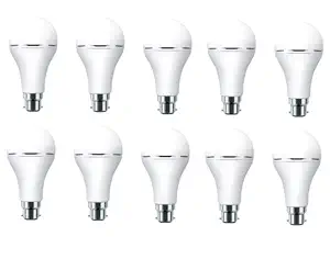 Vizio 5 Watt Inverter Rechargeable Battery Operated Emergency Led Bulb for Home AC/DC Bulb (Pack of 10)