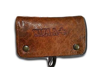 PORTATABACCO IN PELLE PORTA CARTINE FILTRI CON INCISIONE RIZLA. MOD.RIZOL