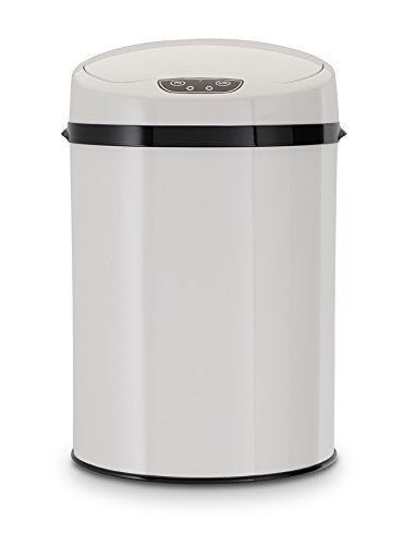 Echtwerk EW-BE-0269 Infrarot Badabfalleimer, 9 L, Weiß