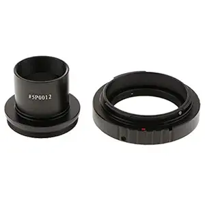 1.25inch Telescope Mount Adapter + T T2 Ring for Canon 5D 5D Mark II 50D 60D 20D 30D 40D 350D 400D Camera Bodies