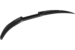 LWKJDHS per Alfa Romeo Stelvio Quadrifoglio, Auto Alettone Posteriore AntiGraffio Auto Spoiler Bagagliaio Lunghezza Regolabile Accessori,Glossy Black