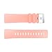 Produktbild Altsommer Armband für Fitbit Versa Silikon Einfarbig Weiches Silikon Sport Ersatzarmband Uhrenarmband verstellbares Armband für Damen Herren Schwarz 5,12"-7,68"(Klein) (Rosa)
